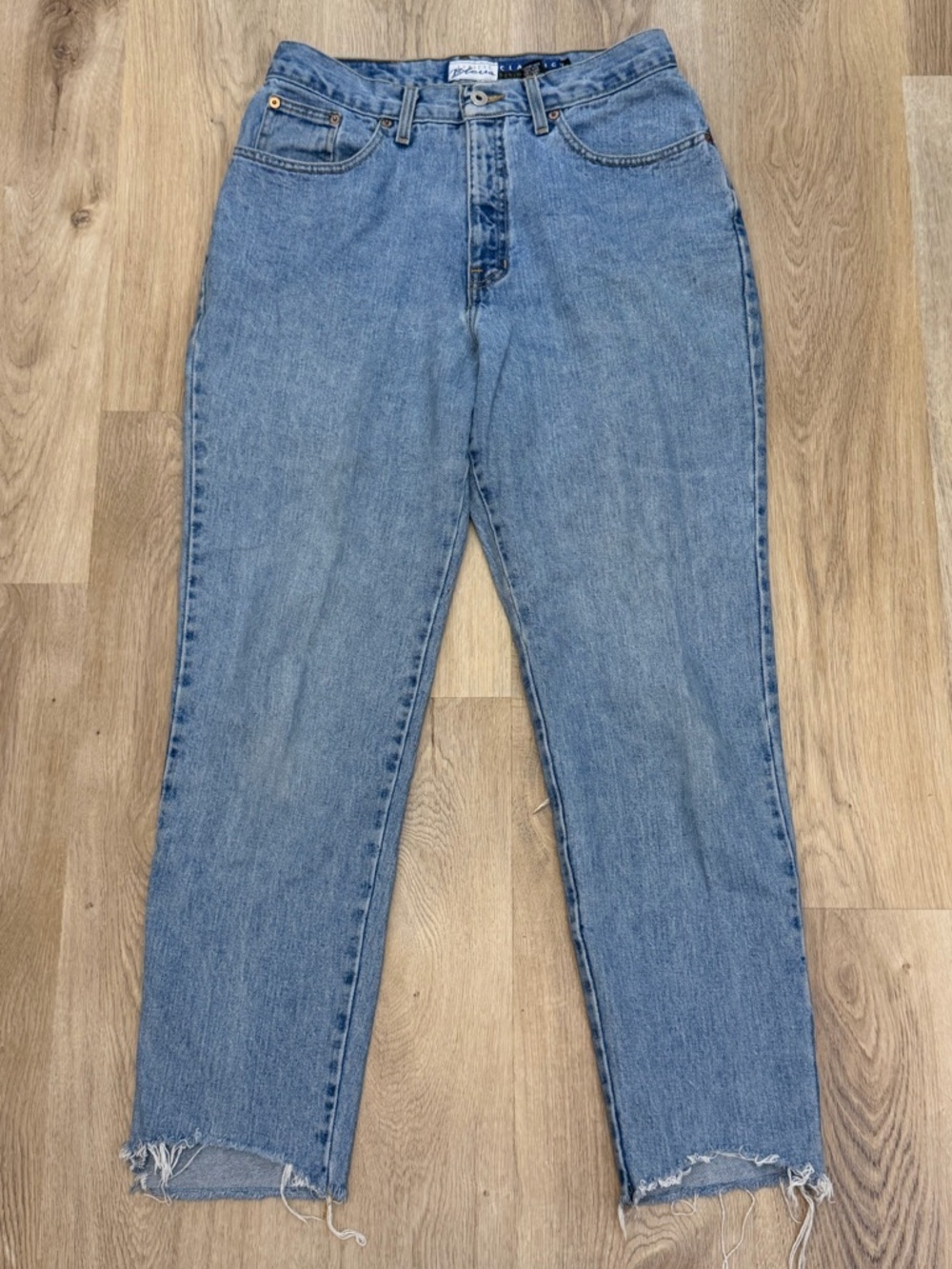 Vintage Express Bleus Classic High-Rise Light Blue Jeans